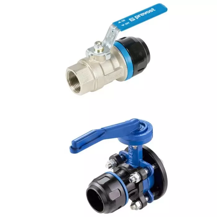 PREVOST 16 Bar Aluminium G 1 1/4 Shut Off Valve, 40 mm Outside Diameter, PPS1 RSIF4042