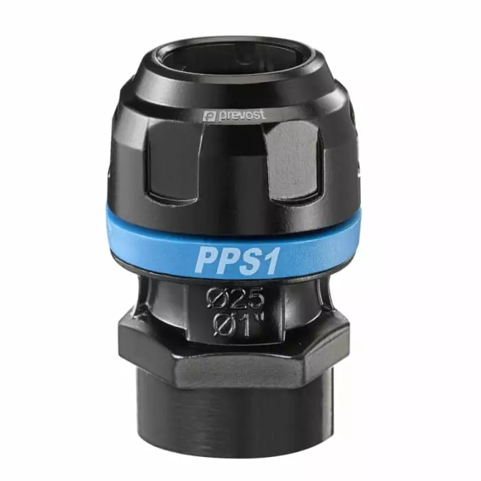 PREVOST 16 Bar Aluminium G 1 1/4 Thread Fitting, 32 mm Outside Diameter, PPS1 MF3242