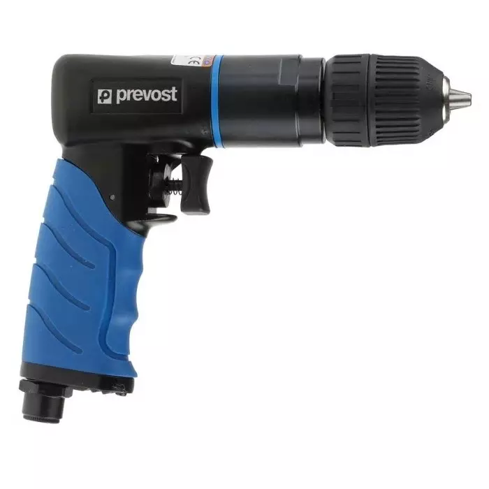 PREVOST Air Drill 10 mm 1/4in Air Inlet (BSP) , 1000 RPM, 2000 RPM, TAD P382000
