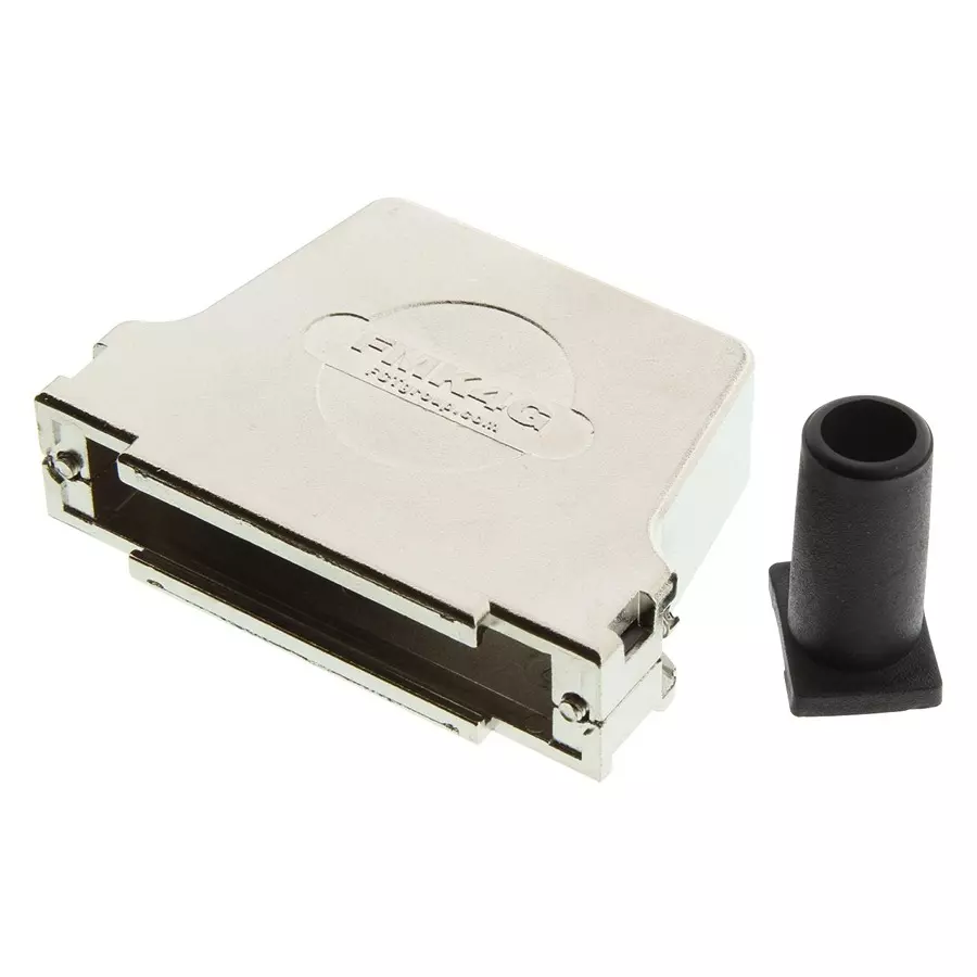 MOLEX D Sub Backshells D-SUB BACKSHELL, DC, 180DEG, ZINC 173111-0065