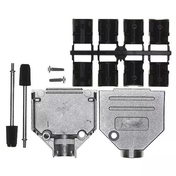 AMPHENOL COMMUNICATIONS SOLUTIONS HOOD, D, METAL, M3, 9WAY, 8655MH0902BKLF