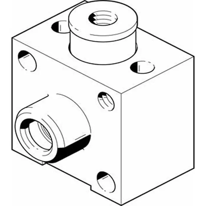 Festo Clamping Piece 10 bar, KPE-6