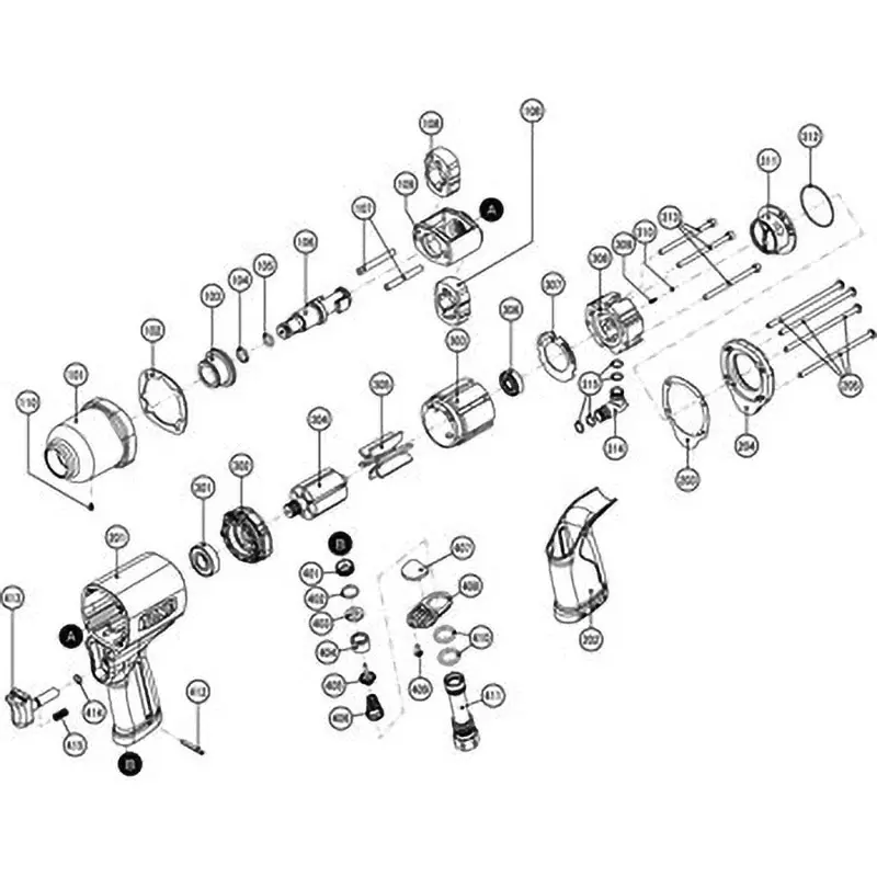 Tone Parts Air Impact Wrench Ai4160 Bushing, Ai033