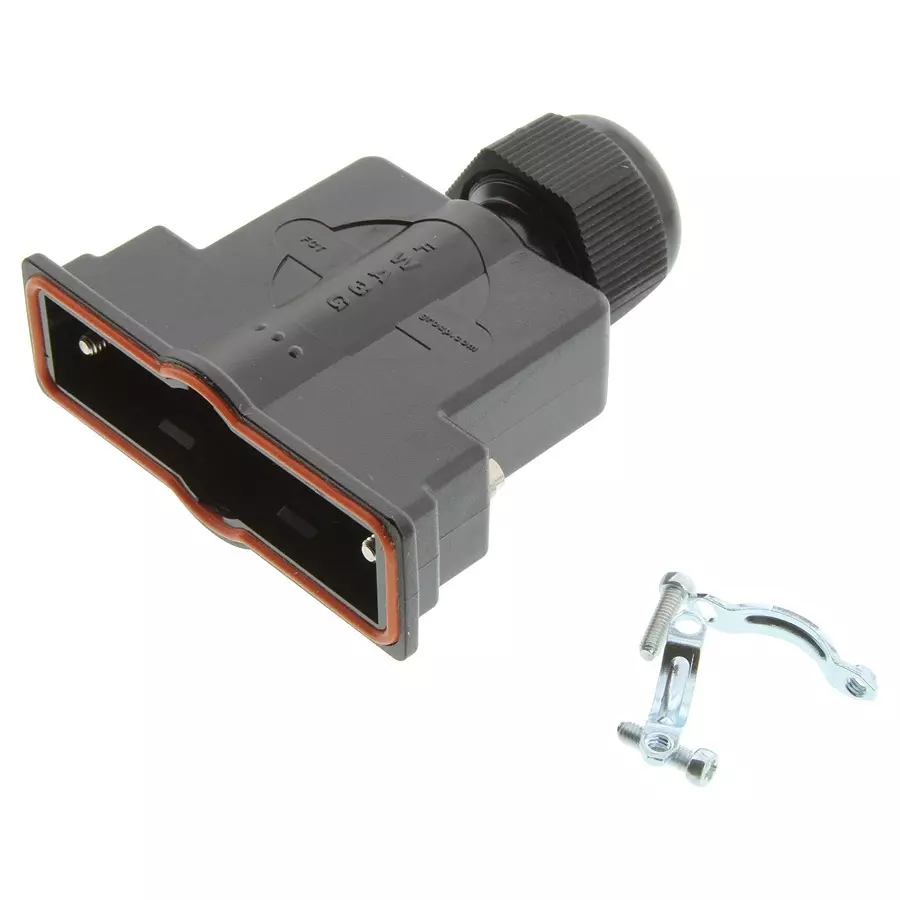 MOLEX D Sub Backshells D-SUB BACKSHELL, DB, 180°, PET 172704-0196