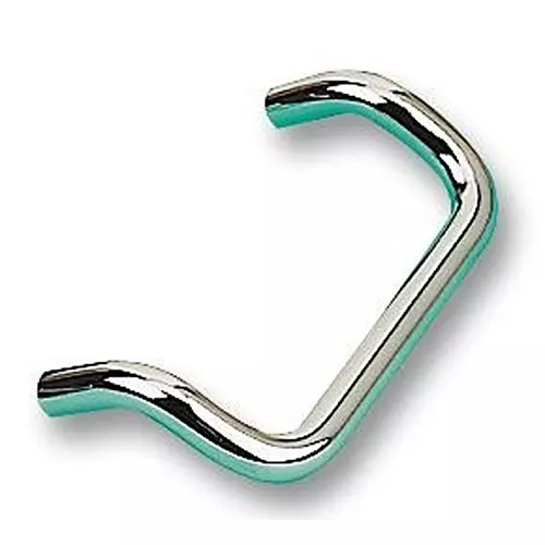 MENTOR HANDLE, CURVED, CHROME, 100MM, 3270.6451