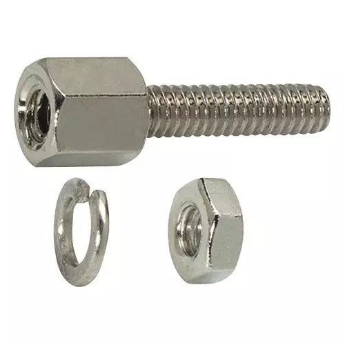L-COM HEX JACK SCREW, 4-40 UNC-2A, 11.43MM, SDG450XS (Pack of 50)