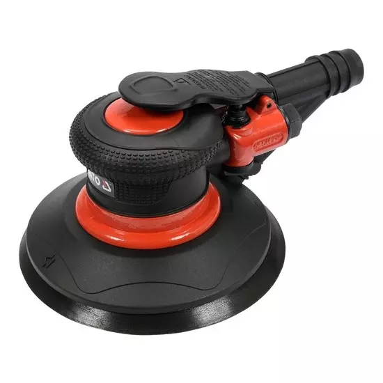 Yato Pneumatic Orbit Sander 150 mm Disc Diameter, 84 LPM Air Flow and M8 Holder Size, YT-09740 (Without Sanding Disc)