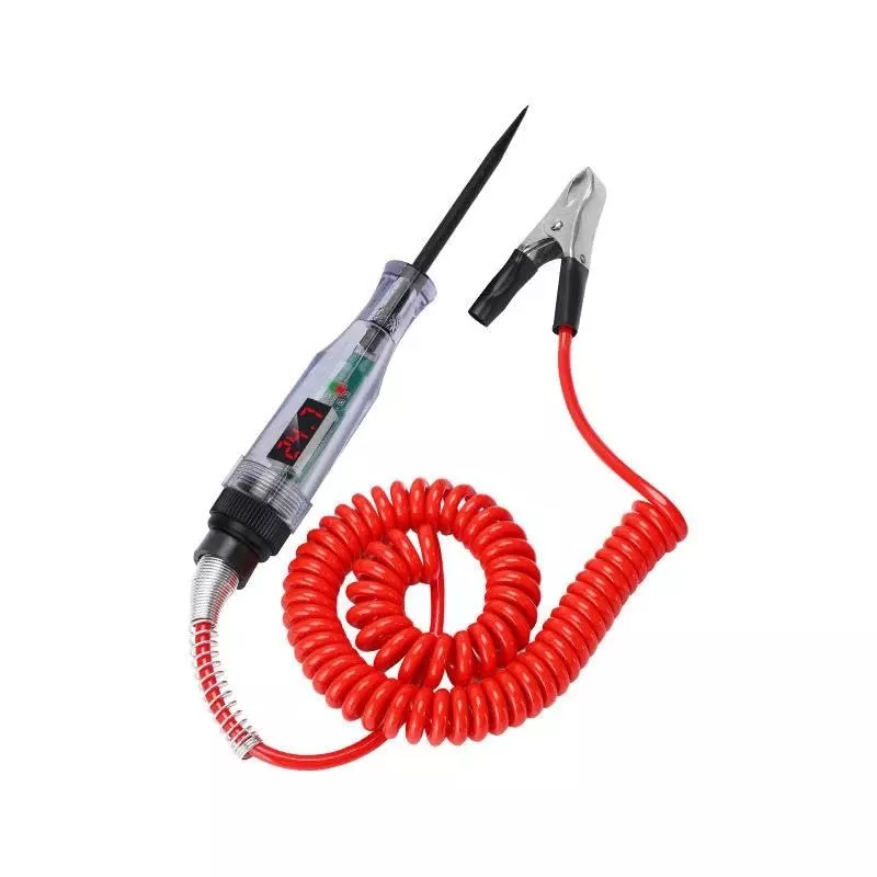 GENERIC Automotive Test Light Digital LCD Circuit Tester, 3-48 V DC Spring Wire Voltage & Continuity Tester