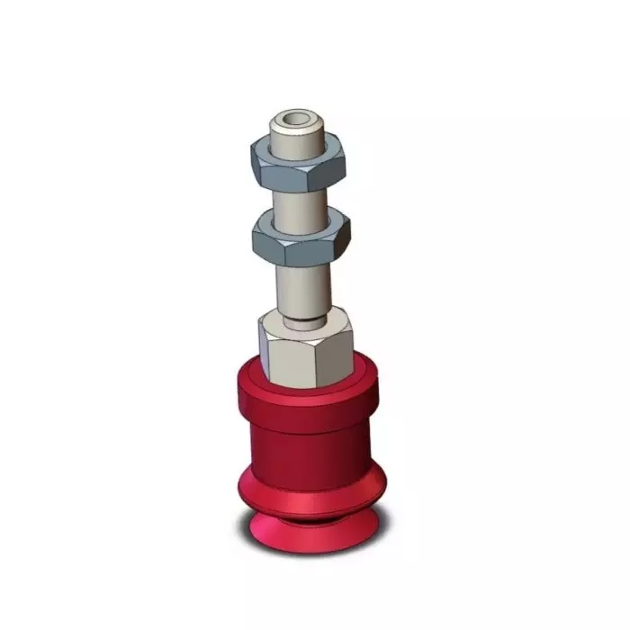 SMC 10 mm Bellows Fluororubber Suction Cup, ZPT10BF-A5