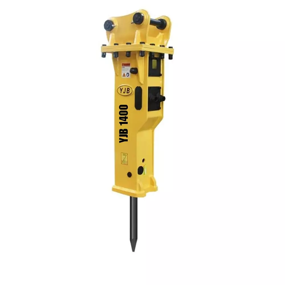 Wren Hydraulic Breaker 135-190 L/min Working Flow 140 mm Chisel Diameter for Industrial Use, YJB 1400