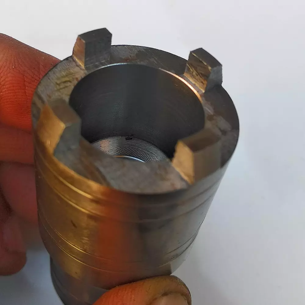 MEC Clutch Nut Spanner Alloy Steel Polished Finish with Flare Nut Head, MEC1541