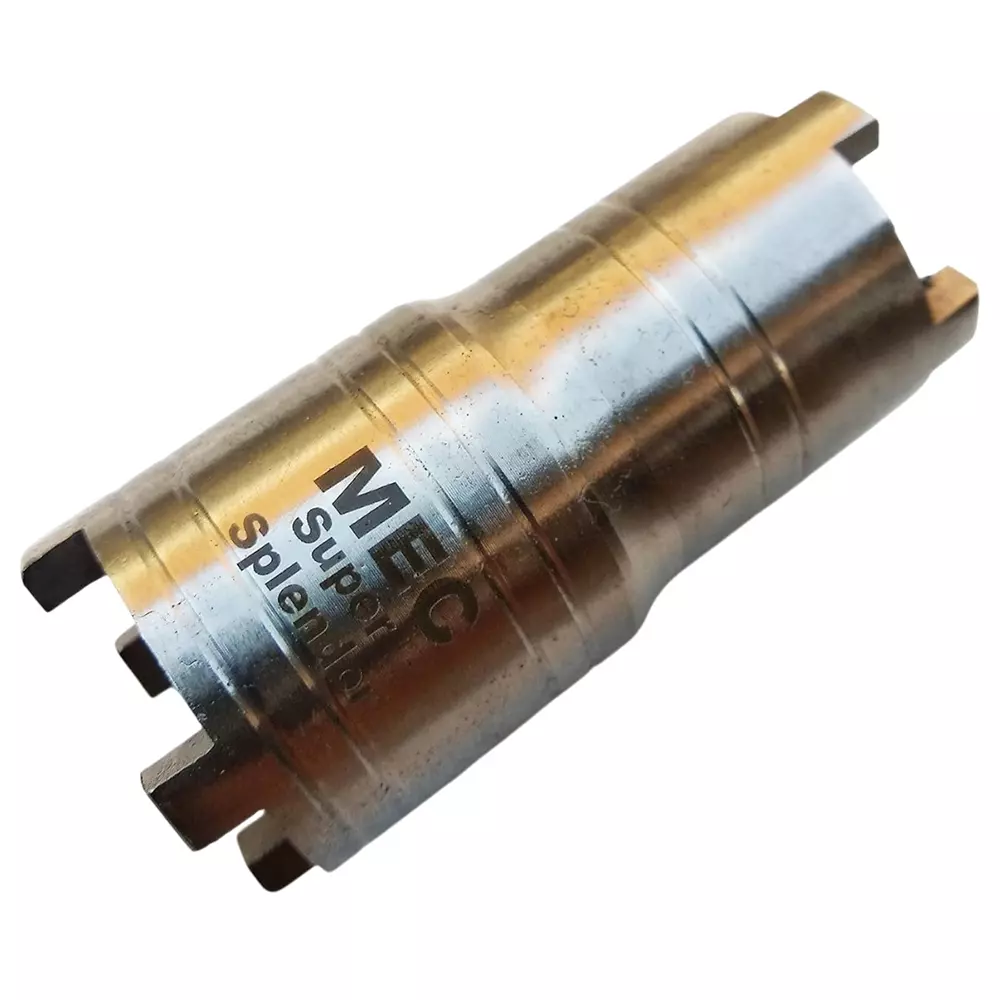 MEC Clutch Lock Nut Spanner Alloy Steel Hardened and Tempered Polished Finish 20 & 25 mm Double Side Hex Nut, MEC11611