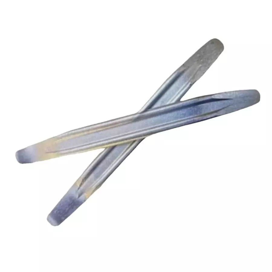 MEC Tyre Lever Tool Drop Forged Steel Chrome Plated Finish 10x3/4 inch for Both Heavy-Duty Trucks and Light Vehicles, MEC11711 (Set of 2 Pcs)