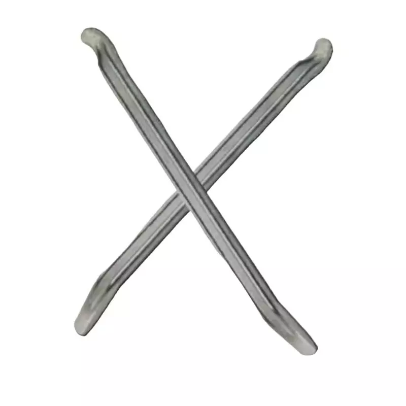 MEC Tyre Lever Tool Drop Forged Steel Chrome Plated Finish 10x3/4 inch for Both Heavy-Duty Trucks and Light Vehicles, MEC11711 (Set of 2 Pcs)