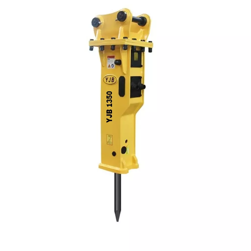 Wren Hydraulic Breaker 130-170 L/min Working Flow 135 mm Chisel Diameter for Industrial Use, YJB 1350