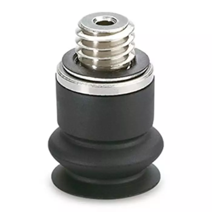 SMC 32 mm Bellows Urethane Rubber Suction Cup, 1/8 in, ZPT32BU-B01