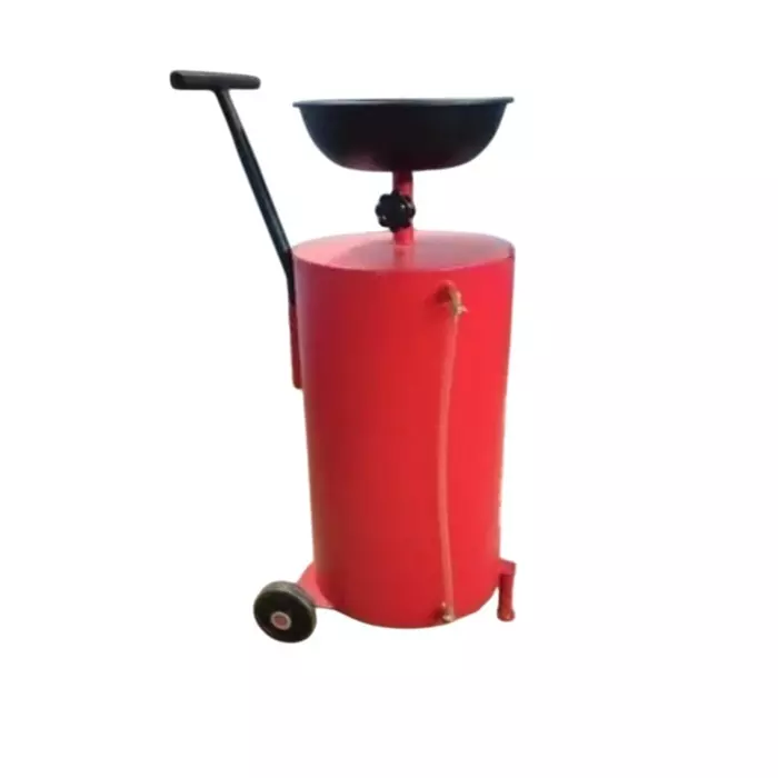 HUKUMS Manually Operated Oil Suction or Drainer Tank Mild Steel 50 L Capacity 3 L Bowl Capacity, HOD50