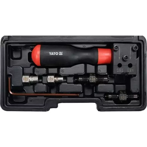 Yato Brake Line Double Flaring Tool 4.75 mm, 6.35 mm Hose Diameter For Making Brake Lines, YT-06086