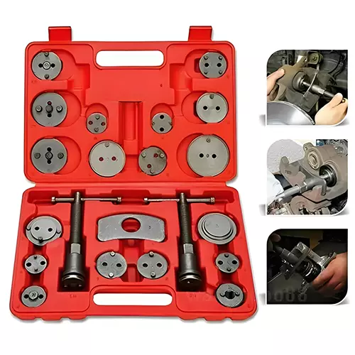 HUKUMS Brake Piston Caliper Rewind Tool High-Grade Steel 1 Kg Red (Set of 20)