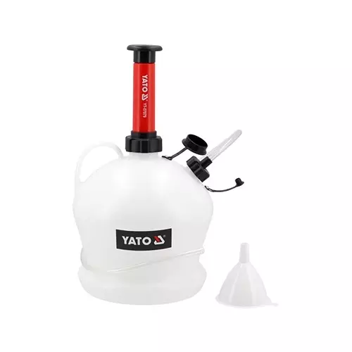 Yato 6 L Tank Capacity Gas/Oil Extractor 1, 1.3 m Hose Length and PVC, EP Body Material, YT-07079