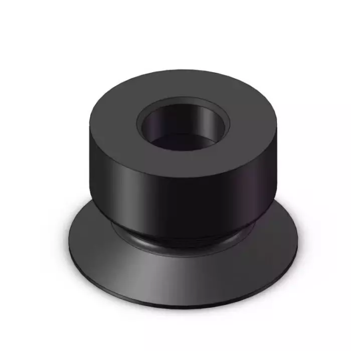 SMC 10 mm Flat With Groove Silicon Rubber Suction Cup, ZP3-10UMS (Pack of 10 )