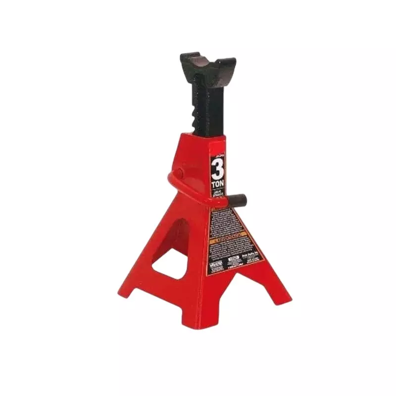 Imported 3 Ton Jack Stand Mild Steel Body Red & Black Color for Automotive Repair & Maintenance