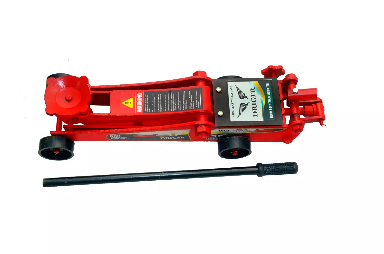 DRIGER 3 Ton Hydraulic Trolley Jack With Seal Kit