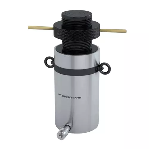 Hydro Square HTS Series 100000 Kg (100 Ton) Treaded Ram Hydraulic Jack 150 mm Stroke, HTS-100/150