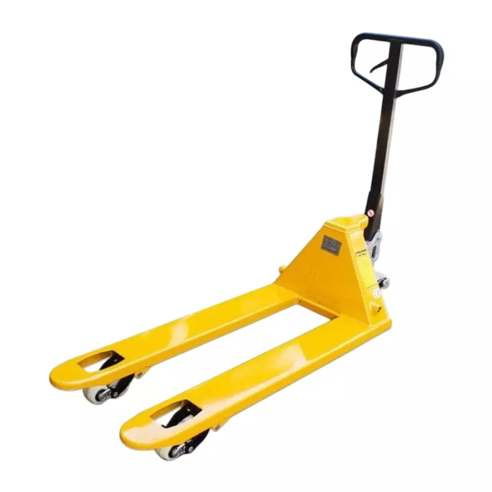 XLNT Pallet Truck 250 Kg (2.5 Ton) Capacity PU Wheel 1220x685 mm (Large) Yellow, XTPT 60