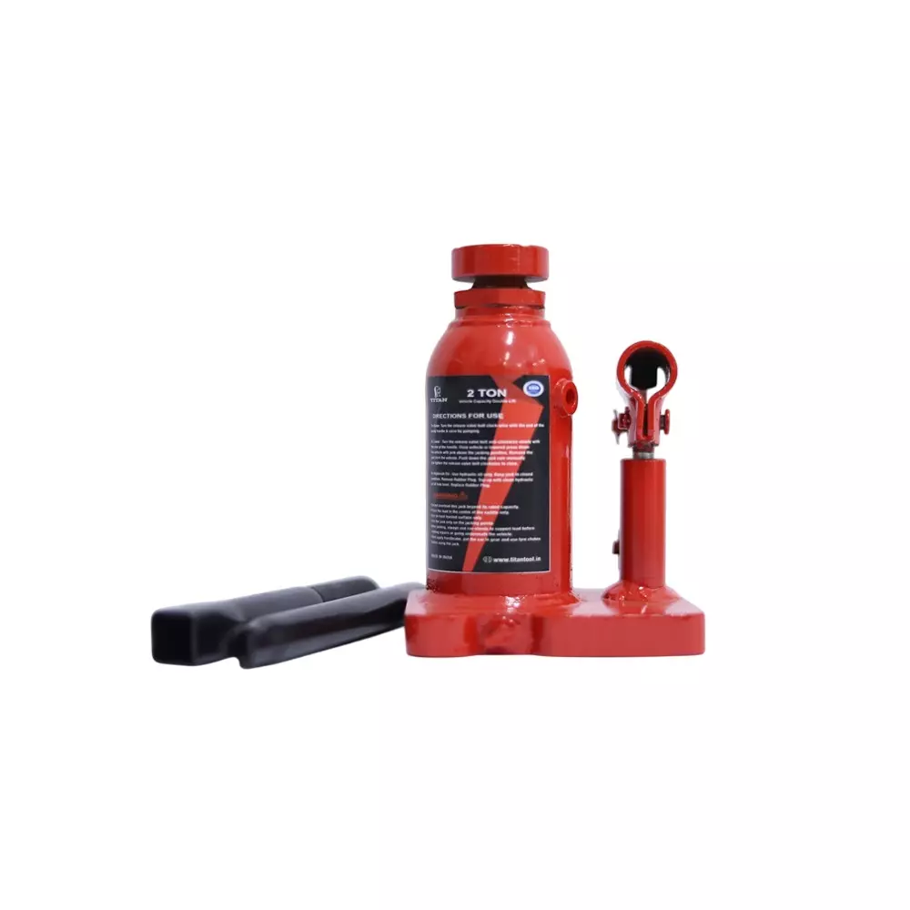 TITAN Hydraulic Bottle Jack 2 Ton (2000 Kg) Double Lift