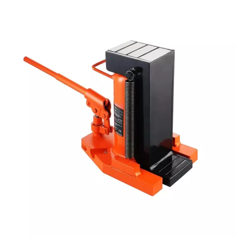 Nutronics Hydraulic Lifting Toe Jack Machine Manual Steel 10 Ton (10000 Kg) at Top Position & 5 Ton (5000 Kg) at Toe Position Load Capacity for Industrial Use, TOJ-5Ton