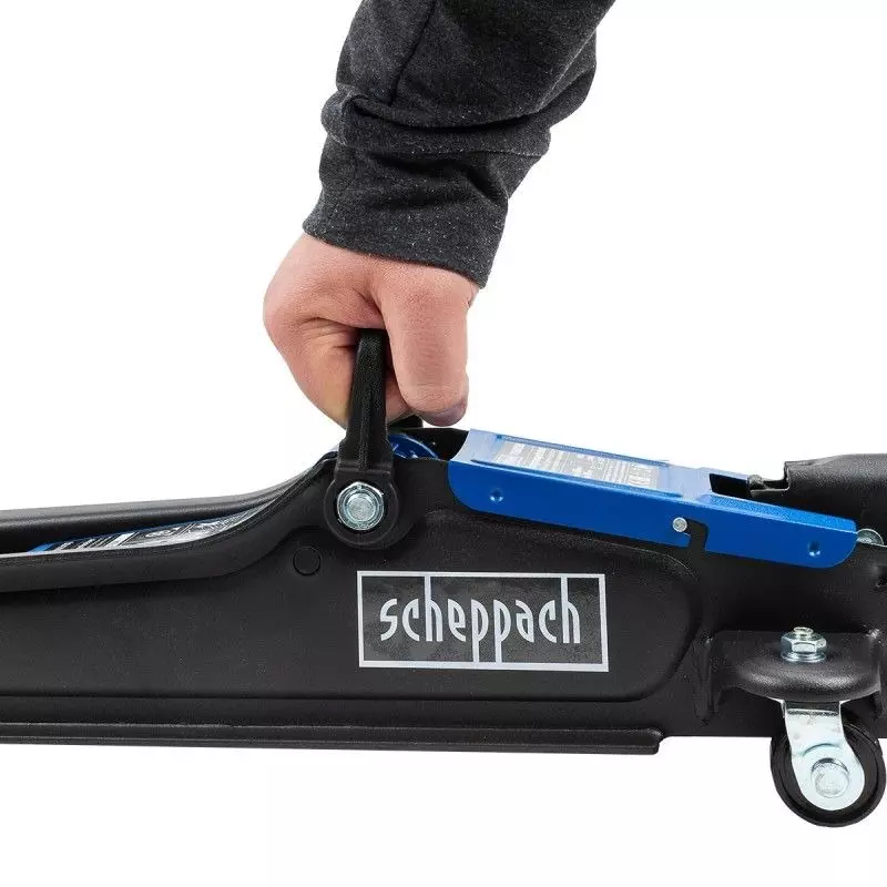 Scheppach Two-Piston Hydraulic Jack 2500 Kg Load Capacity 400 mm Maximum Lifting Height, Sch-T830031DS