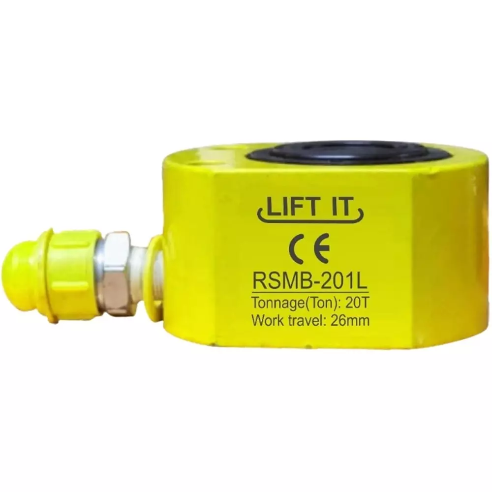 Liftit Hydraulic Multi Stage Jack 20 Ton Lifting 26 mm Stroke Length 100x77 mm Outside Dia., RSMB 20 1L