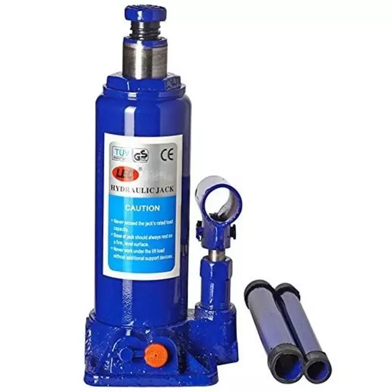 KOZDIKO Car Hydraulic Jack Blue 3 Ton Lifting Capacity with Lever Rod