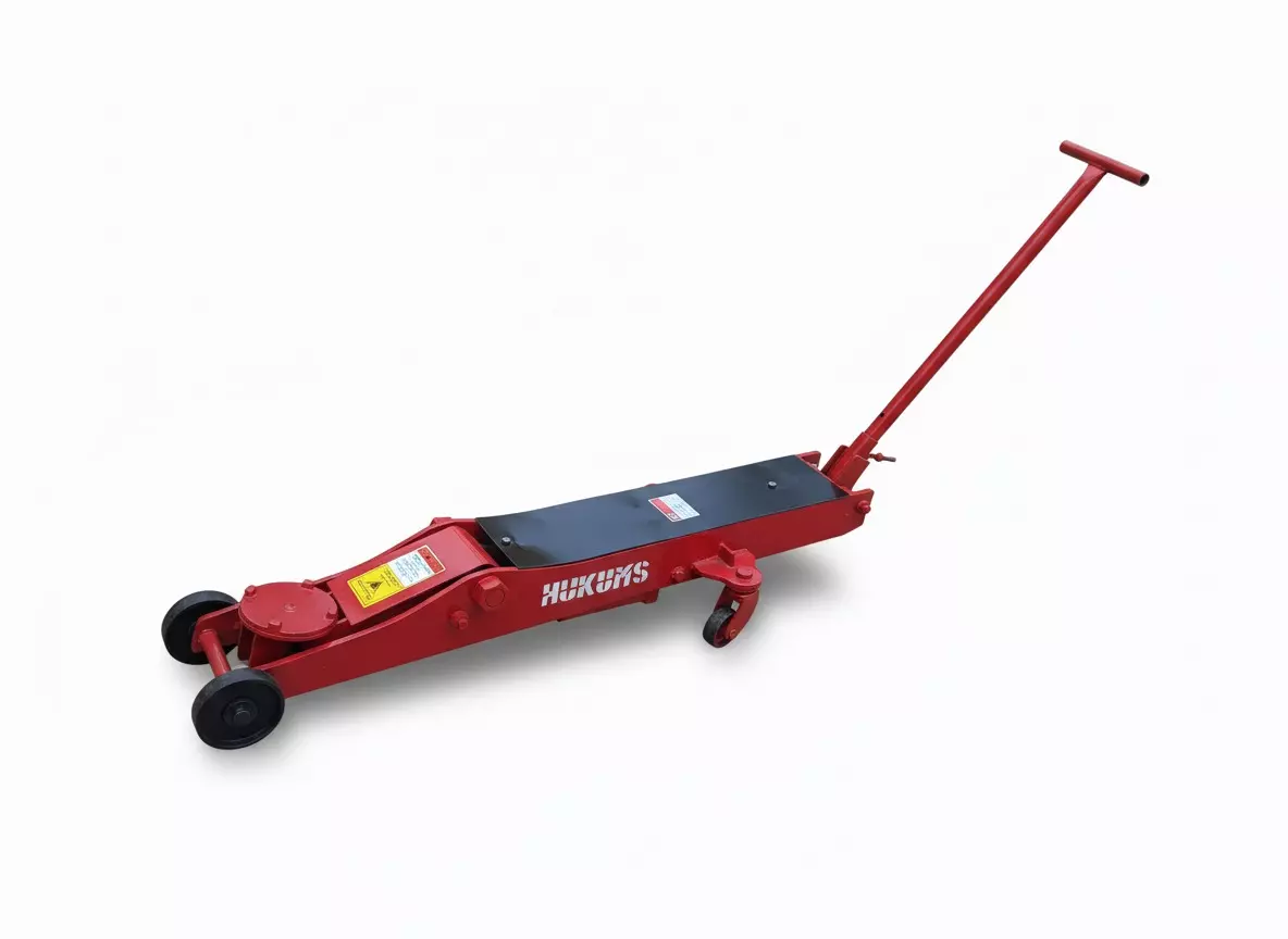 HUKUMS Hydraulic Trolley Jack with Oil Seal Kit 10000 Kg Capacity with 560 mm Max Lifting Height