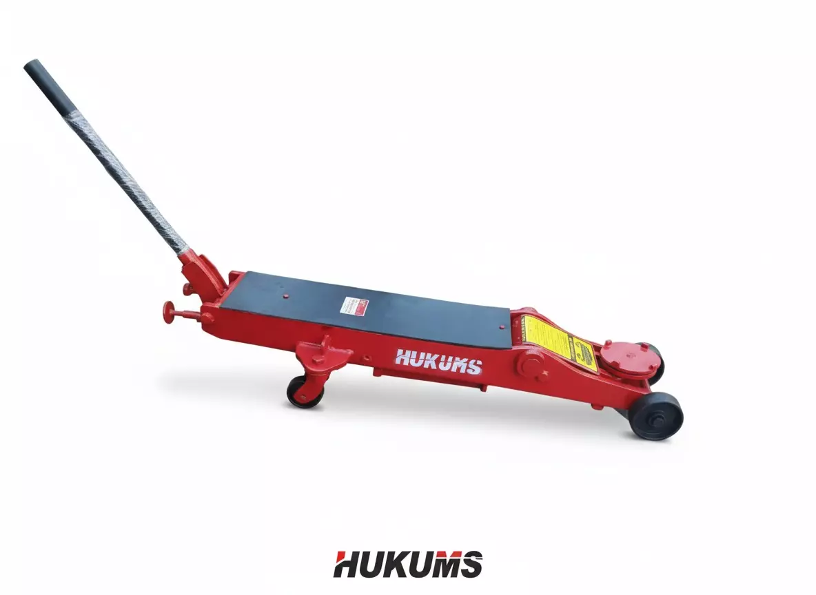 HUKUMS Hydraulic Trolley Jack with Oil Seal Kit 10000 Kg Capacity with 560 mm Max Lifting Height