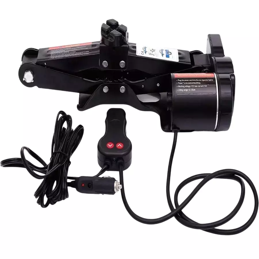 Hartley  Floor Jack Lift 2000 Kg Load Capacity Alloy Steel 12 V DC Black, TY-EJ09