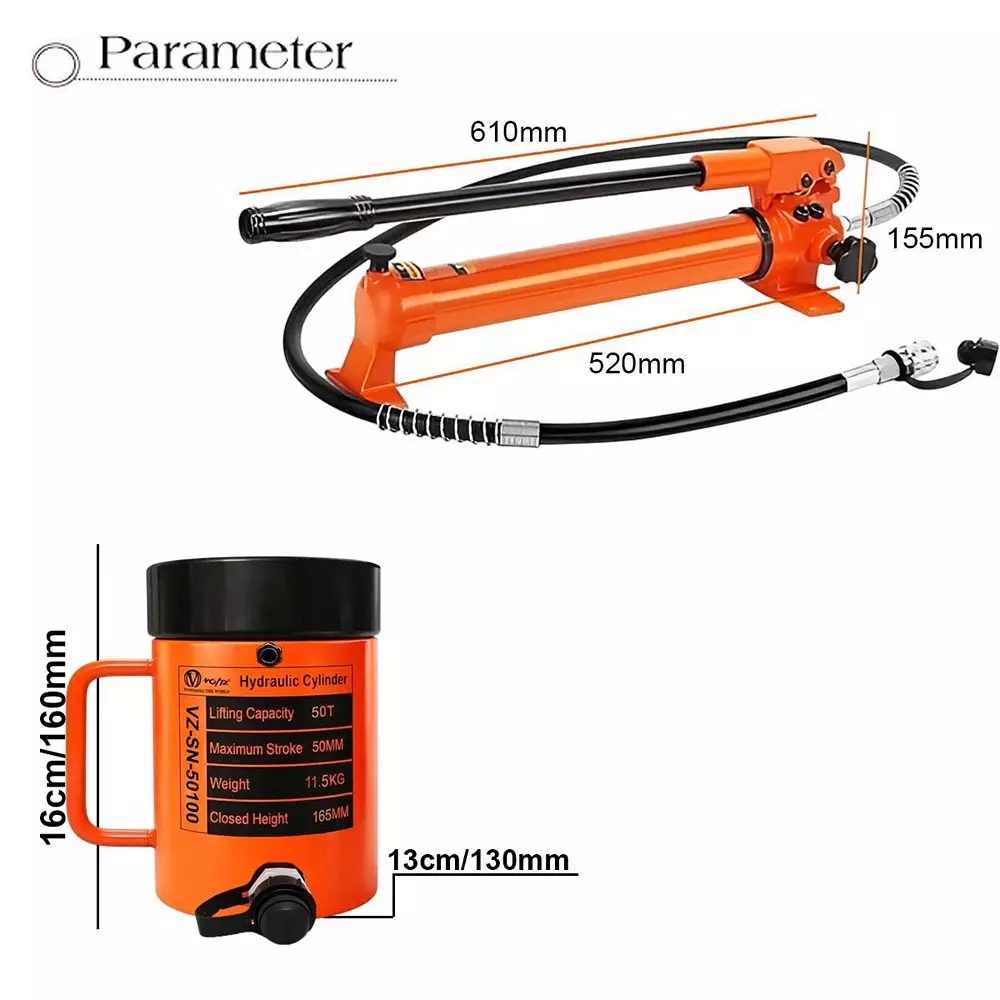 voltz-hydraulic-lifting-jack-with-cp-700-hydraulic-pump-single-acting-30-ton-lifting-capacity-and-100-mm-stroke-vz-sn-30100