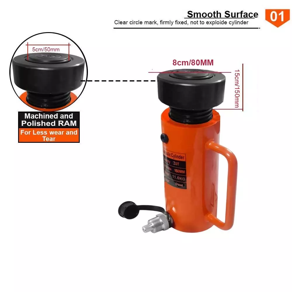 voltz-hydraulic-lifting-jack-with-cp-700-hydraulic-pump-single-acting-30-ton-lifting-capacity-and-150-mm-stroke-vz-sn-30150