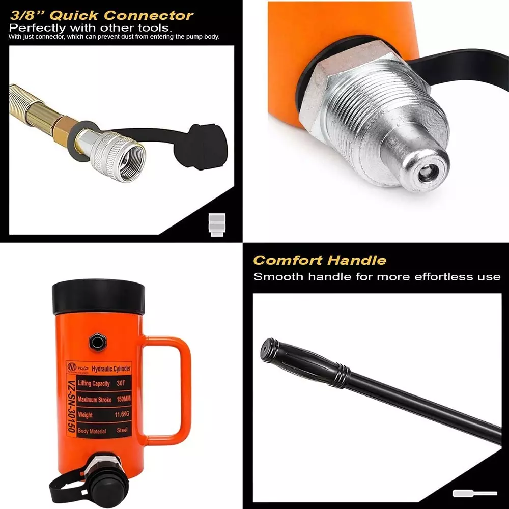 voltz-hydraulic-lifting-jack-with-cp-700-hydraulic-pump-single-acting-30-ton-lifting-capacity-and-150-mm-stroke-vz-sn-30150