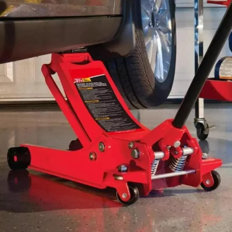Imported Double Piston Hydraulic Trolley Jack 3500 Kg Capacity with 510 mm Max Lifting Height