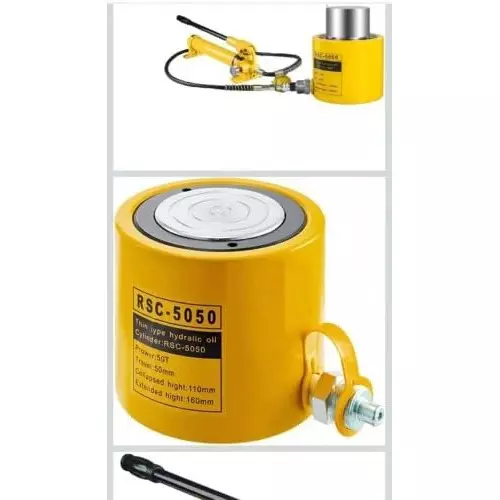 nutronics-hydraulic-cylinder-jack-kit-with-hand-pump-metal-50-mm-yellow-50-ton-50000-kg-load-capacity-for-industrial-use-rsc-5050700