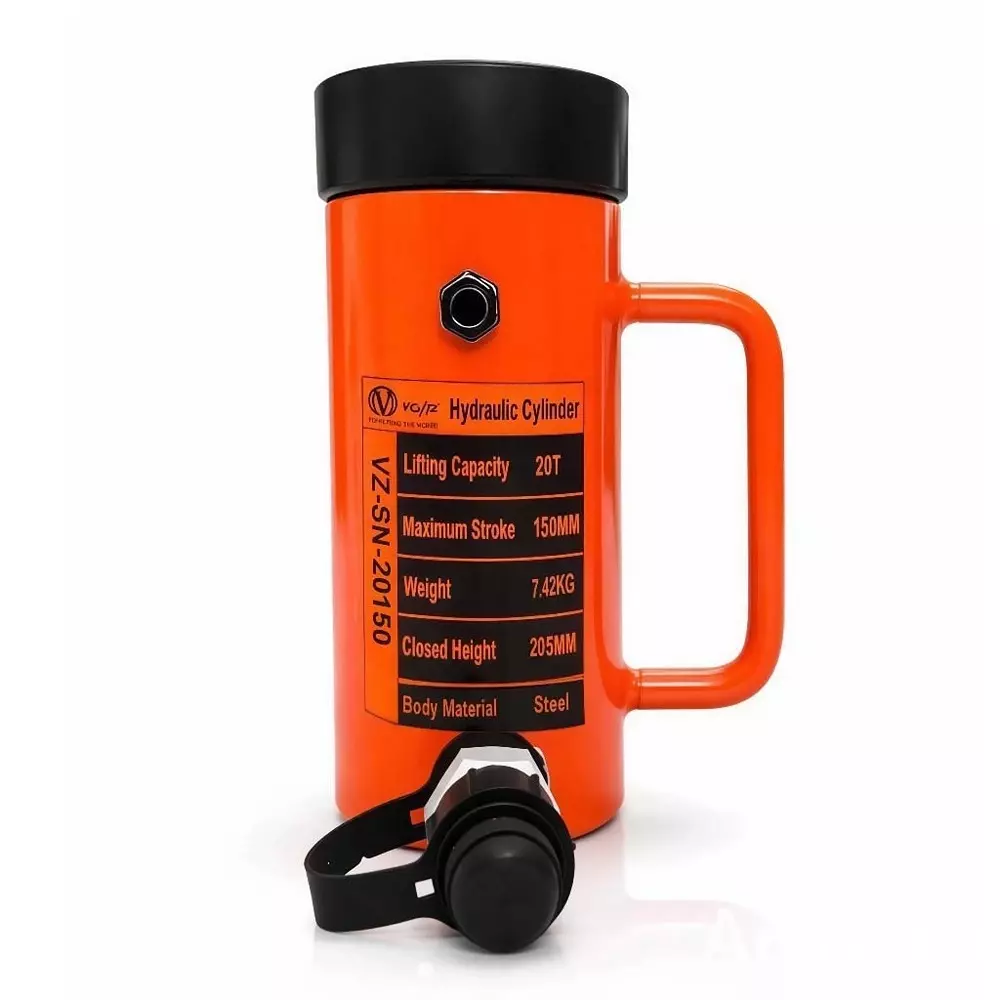 voltz-hydraulic-lifting-jack-with-cp-700-hydraulic-pump-single-acting-20-ton-lifting-capacity-and-150-mm-stroke-vz-sn-20150