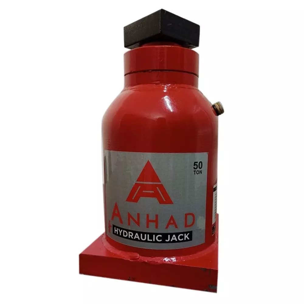 ANHAD Hydraulic Bottle Jack 50 Ton Capacity Mild Steel for Automotive Industry