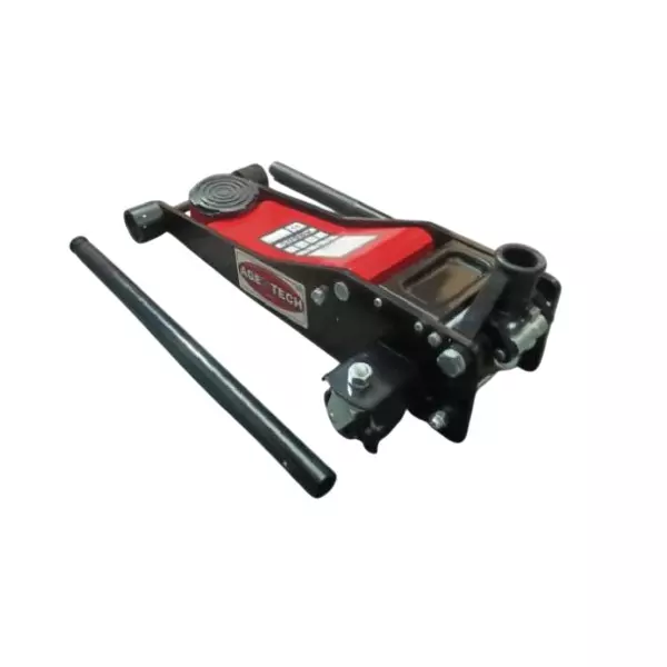 AGE-TECH Dual Pump Floor Jack 4.5 Tone Weight Capacity 85-510 mm Lifting Range 80x38x21.5 cm, SD1508
