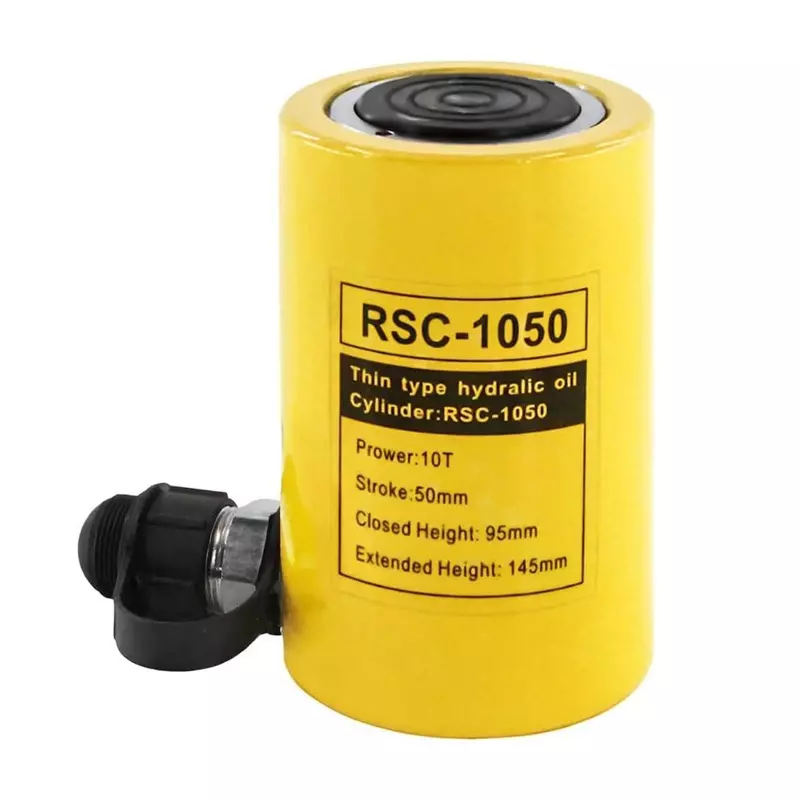 Nutronics Hydraulic RAM Cylinder Jack Hand Pump 10 Ton (10000 Kg) Capacity 2 inch (50 mm) Stroke