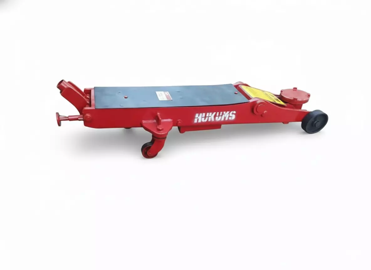 HUKUMS Floor Trolley Jack with Oil Seal Kit 25000 Kg Capacity with 580 mm Max Lifting Height