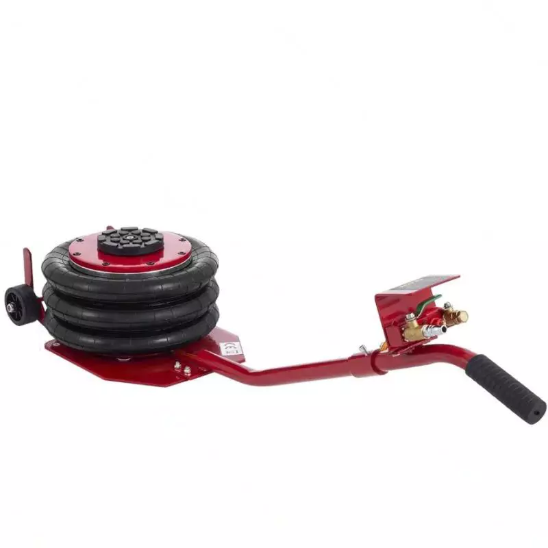 XLNT Pneumatic Ballon Jack With Extension Handle 3 Ton (300 Kg) Lifting Capacity 145 Psi Working Pressure Alloy Steel 16 Kg