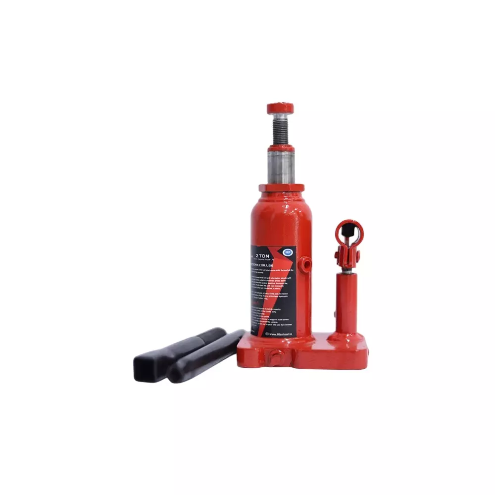 TITAN Hydraulic Bottle Jack 2 Ton (2000 Kg) Single Lift