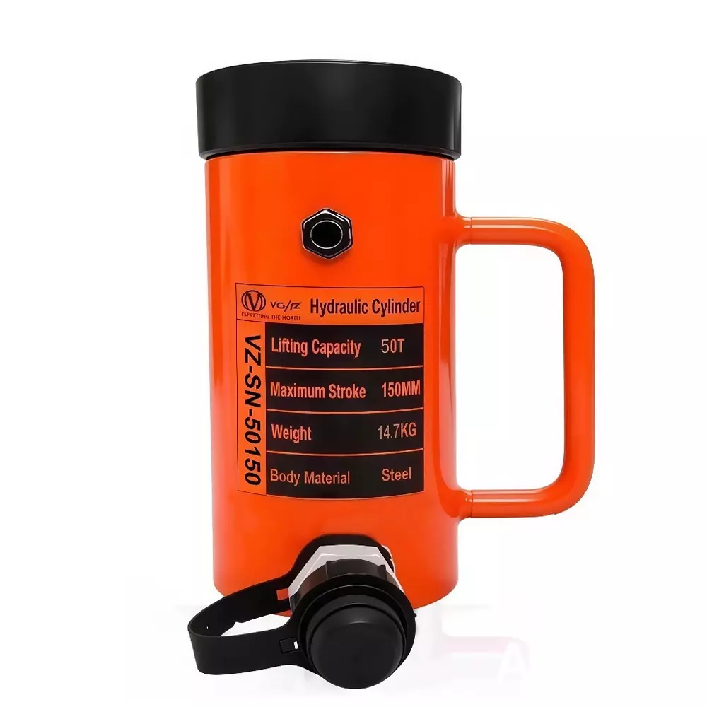voltz-hydraulic-lifting-jack-with-cp-700a-hydraulic-pump-single-acting-50-ton-lifting-capacity-and-150-mm-stroke-vz-sn-50150